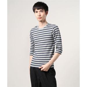tシャツ Tシャツ avirex/アヴィレックス/メンズ/DAILY 3/4 SLEEVE CREW NECK BORDER T-SHIRT/デイリー
