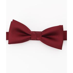 蝶ネクタイ サテン ソリッドボウタイ