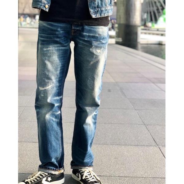 ジーンズ Loose Leif Noel Replica ルーズストレート ジーンズ(レングス32)...