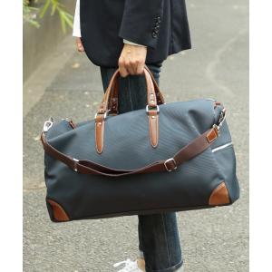 ボストンバッグ オティアス Otias / 1680デニールナイロン×白化合皮ボストンバッグL メンズ レディース