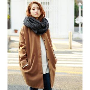 DEVOA ノーカラーコート DETAILS ジャケット ノーカラージャケット women/ノーカラー