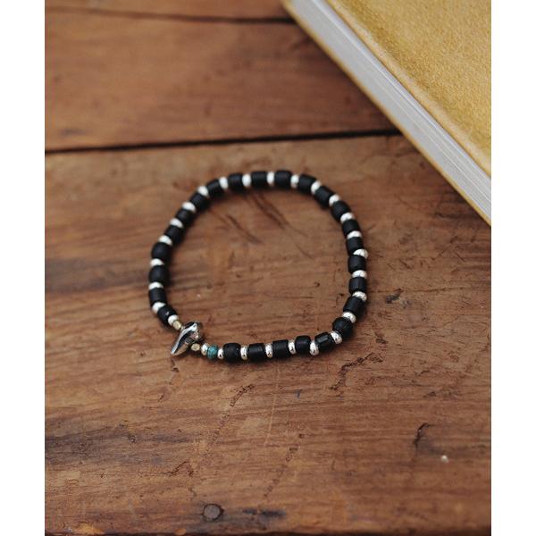 ブレスレット Antique ＆ Silver Beads Bracelet メンズ レディース