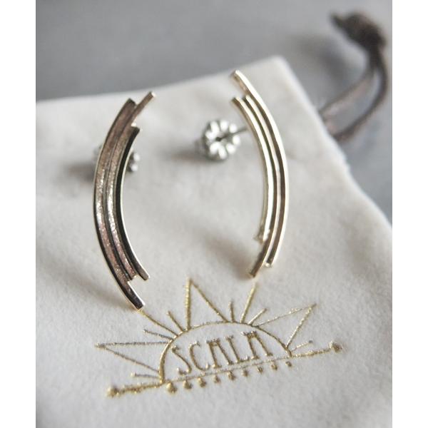 ピアス 「SCALA/スカラ」Spreadピアス/made in JAPAN（日本製) レディース