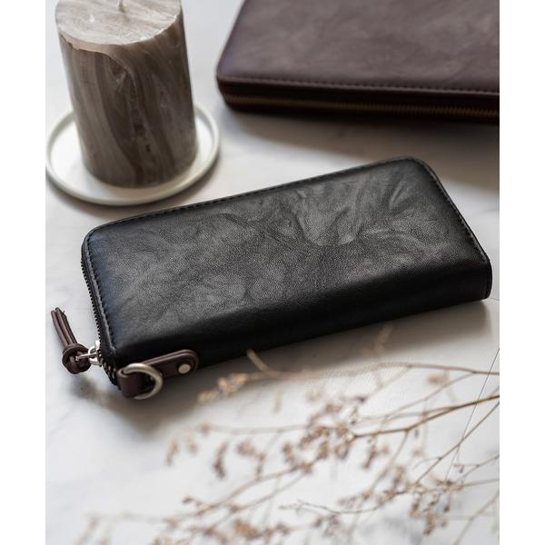 財布 DEVICE デバイス gland ラウンド ファスナー 長財布 ウォレット メンズ レディー...