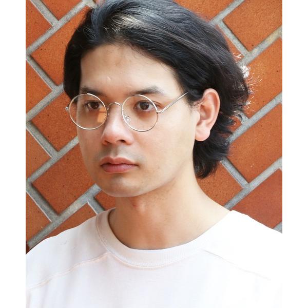 サングラス 丸メタルフレーム サングラス メンズ