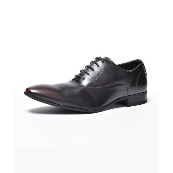 ビジネスシューズ アーモンドシルエット ビジネスシューズ / 内羽根 プレーントゥ メンズ レディー...