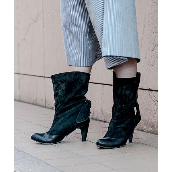 ブーツ Limit till 2359 リミットティル2359 マテリアルコンビルースショートブーツ...