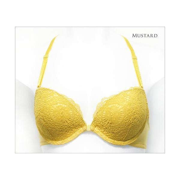 ブラジャー Lady バックデザインフロントホックブラジャー