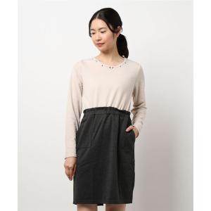 ビジュー付きワンピースの商品一覧 通販 Yahoo ショッピング