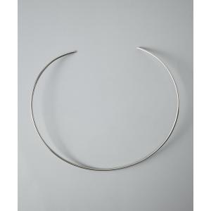 チョーカー プレーンシルバーチョーカー レディース