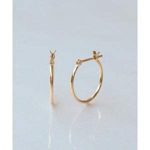 Ray BEAMS（レイ ビームス） フープ ピアス K18 フープピアス 10mm