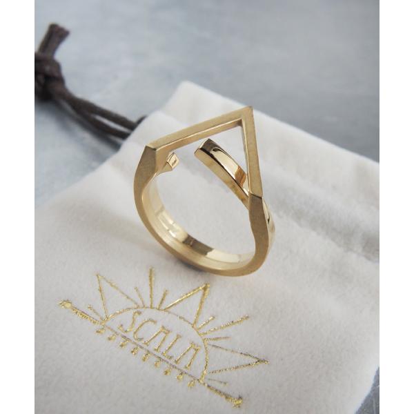 指輪 リング 「SCALA/スカラ」Throughトライアングルリング レディース