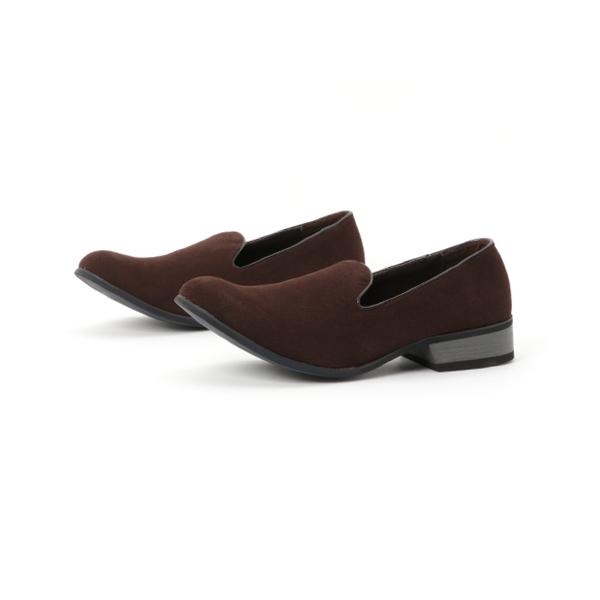 ローファー 「DEDES/デデス」スウェードオペラスリッポン 踵が踏めるバブーシュ「m」 メンズ レ...