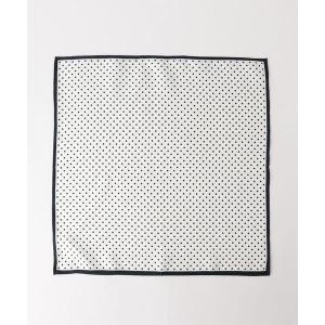 メンズ シルク ドット ポケットチーフ