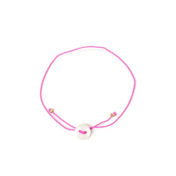 ブレスレット 「別注」神保真珠商店 / びわ湖真珠 貝ボタン ブレスレット 丸型 レディース メンズ