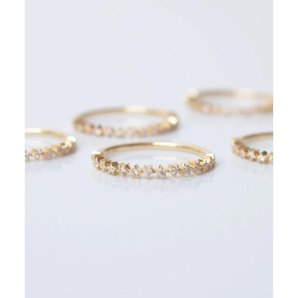 指輪 リング K18・ダイヤモンド　スターダストコレクション　リング レディース