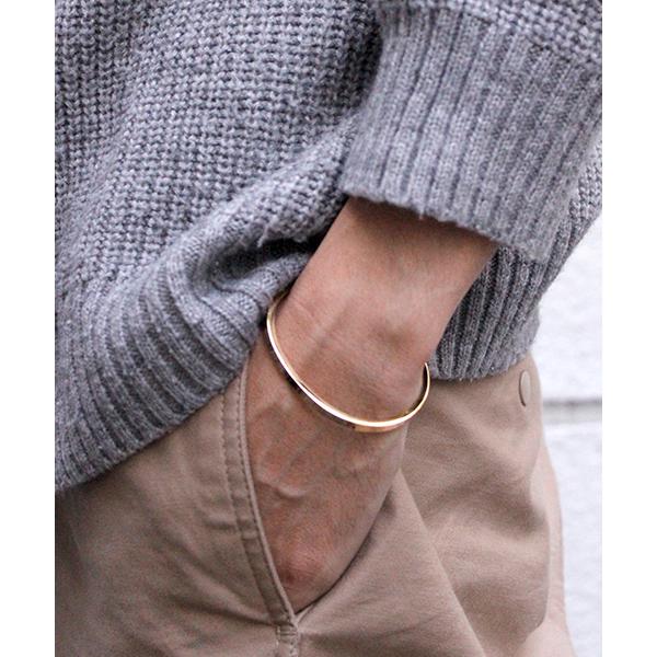 バングル 「YArKA / ヤーカ」stainless plane bangle1/ステンレスプレー...