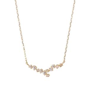 4℃（ヨンドシー） ネックレス K10 ピンクゴールド ダイヤモンド