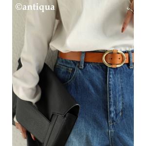 ベルト 丸バックルデザイン本革ベルト レディース｜ZOZOTOWN Yahoo!店
