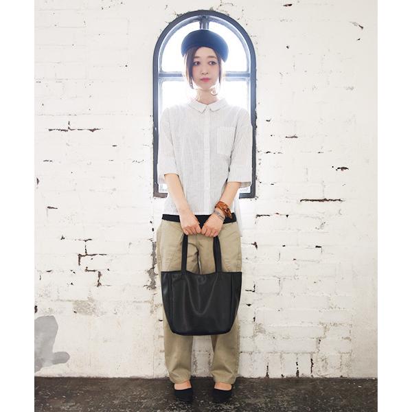 ショルダーバッグ バッグ 「Legato Largo」スモーキーシボ合皮5ポケットミニトート レディ...