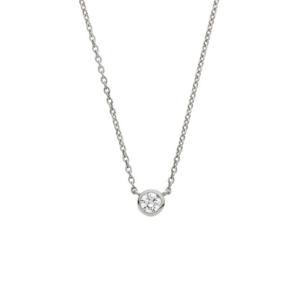 va vendome aoyama ネックレス シルバー ジルコニアフラワーネックレス