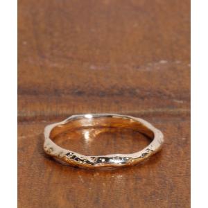 指輪 メンズ NARRATIVE PLATOON ナラティヴプラトゥーン / Bashed ring バッシュリング 指輪 / ba-002-K｜ZOZOTOWN Yahoo!店