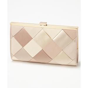 バッグ クラッチバッグ ブロックメッシュ　クラッチパーティーバッグ