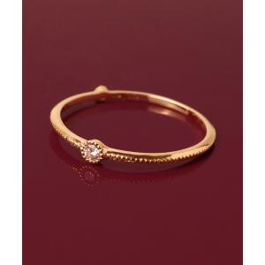 4℃（ヨンドシー） 指輪 リング K18ピンクゴールドリング レディース