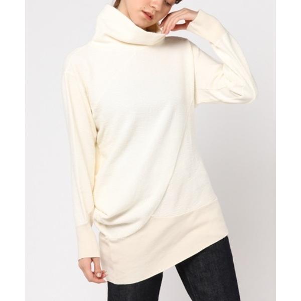 tシャツ M0566 ワッフル変形タートルプルオーバー レディース