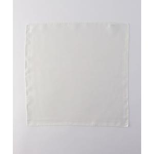 SHIPS: シルク サテン ポケットチーフ ソリッド メンズ