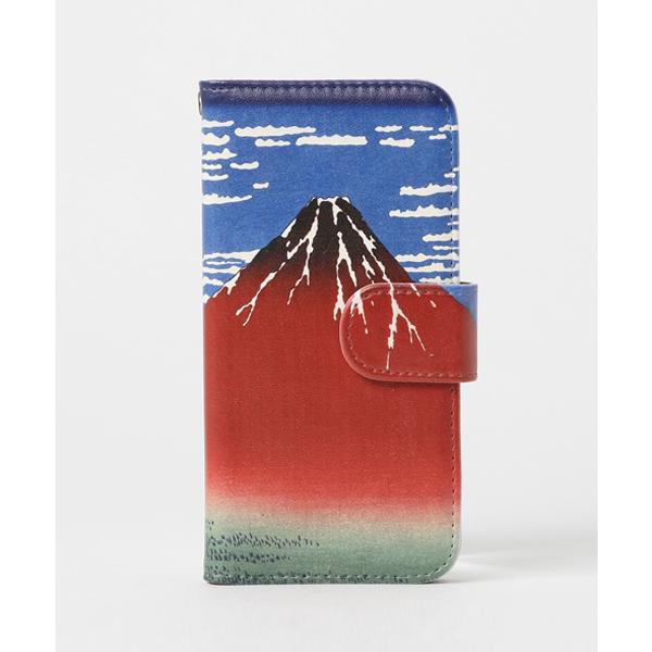 スマホケース 「カヤ」iPhone SE 手帳型スマホケース 和モダンプリント