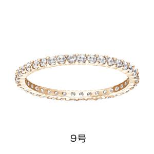 指輪 Vittore リング 9号  ローズゴールドトーン コーティング