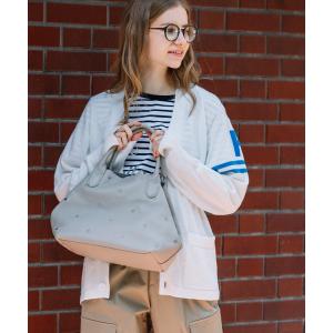 トートバッグ ペルケ perche / 牛革ドット刺繍トートバッグ レディース