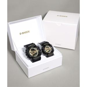 腕時計 Pair Model / Black×Gold Series / GA-110GB-1AJF × BA-110X