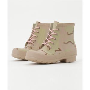 レインシューズ レディース HUNTER / W ORIGINAL LACE UP DESERT CAMO｜zozo