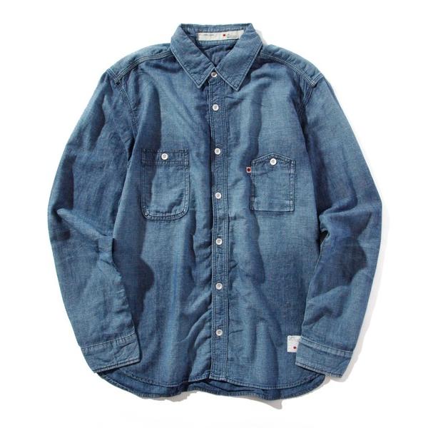 シャツ CHAMBRAY SHIRT USED メンズ