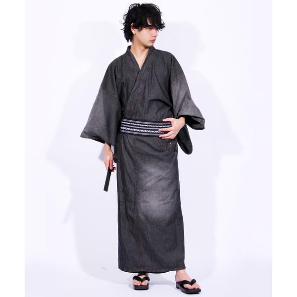 浴衣 デニム 浴衣 ゆかた 着物 インディゴ メンズ レディース