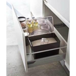 tower (タワー) 密閉シンク下米びつ　5ｋｇ　計量カップ付き