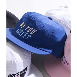帽子 キャップ WEGO/カラーフラットキャップ