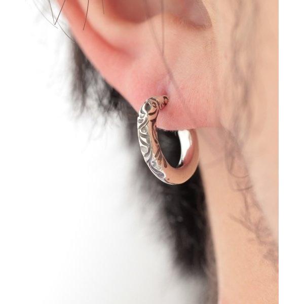 ピアス ピアス/フープ(S)/アラベスク/ヘビー/K18ゴールドポスト メンズ レディース