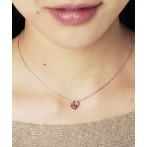 ESTELLE（エステール） ネックレス K10 ピンクゴールド キュービック