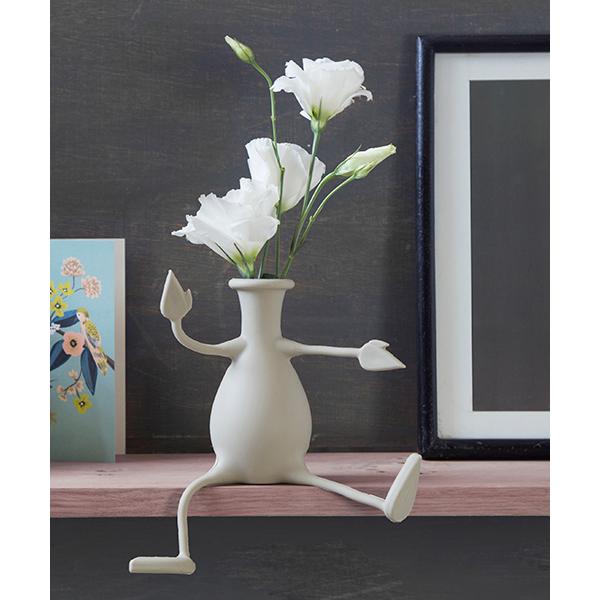 花瓶 PELEGDESIGN/フレンドリーベース フロリーノ グレー