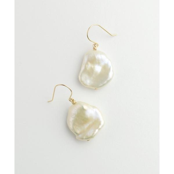 ピアス 「anq.」K10/K14GF・淡水パールピアス レディース