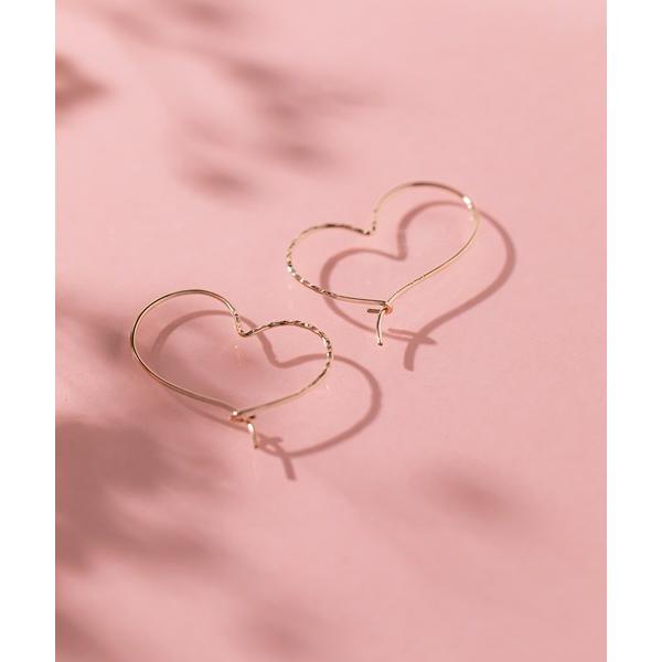 ピアス K14 ゴールドフィルド ハート ピアス BLOOM/ブルーム WEB限定 レディース