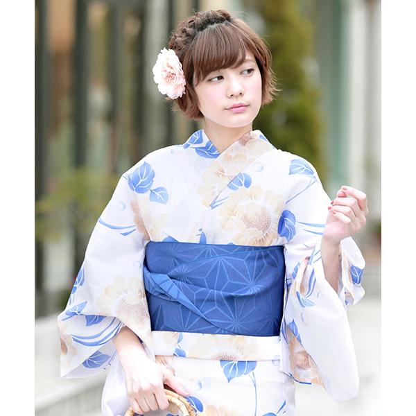 浴衣 浴衣3点セット （浴衣＋帯＋下駄）「bonheur saisons/ボヌールセゾン」 レディー...