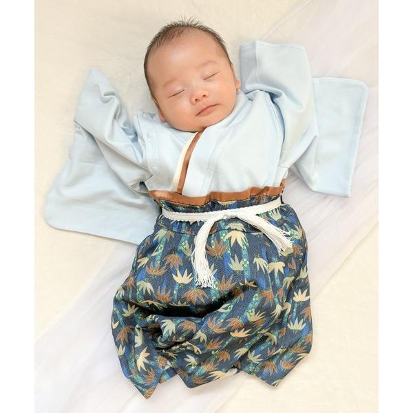 着物 和柄 2WAY 袴ロンパース　 「七五三」  「誕生日 記念日 お食い初め お宮参り」 「ZO...