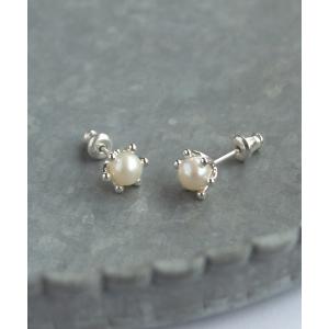 e.m.（イーエム） ピアス シルバースタッズパールピアスM レディース