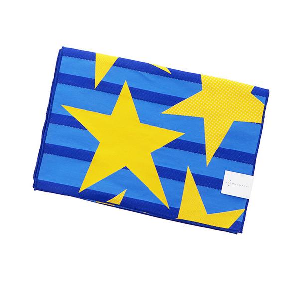 レディース 浴衣帯 単品　兵児帯　青色　ストライプスター レディース