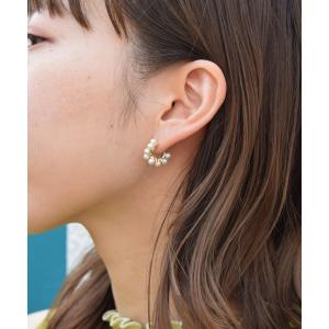 mayu bijoux ピアス（片耳用） mayu bijoux ピアス（片耳用） MAYU]3ブラック ビジュー