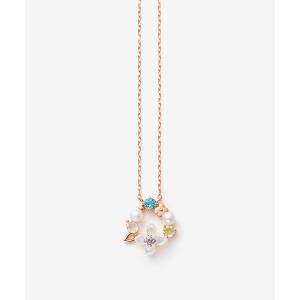 BLOOM（ブルーム） ネックレス 9月誕生花 K10 ピンクゴールド ナデシコ